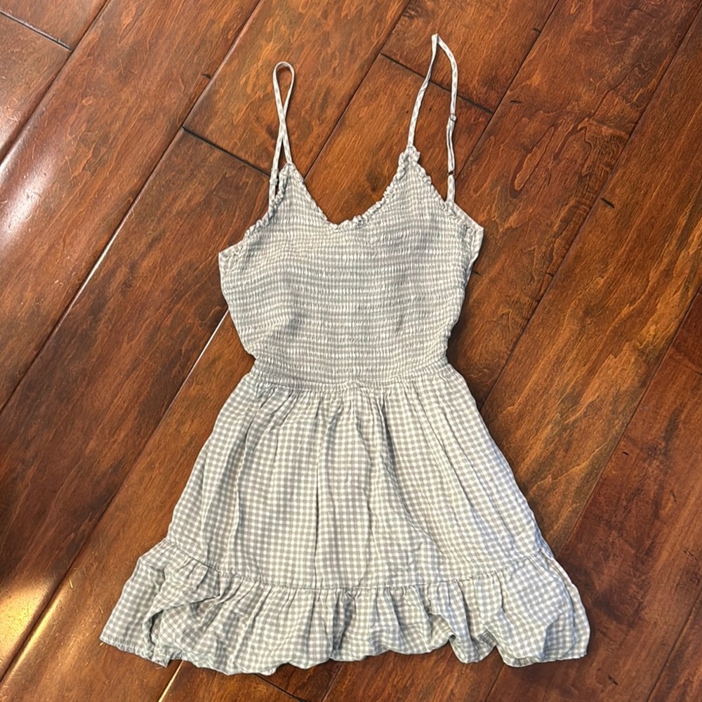 Ocean Drive S Gingham Spaghetti Strap Dress With Tie in back